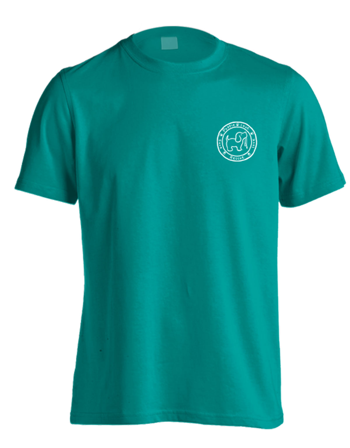 Puppie Love - Football Mascot - Teal/Orange