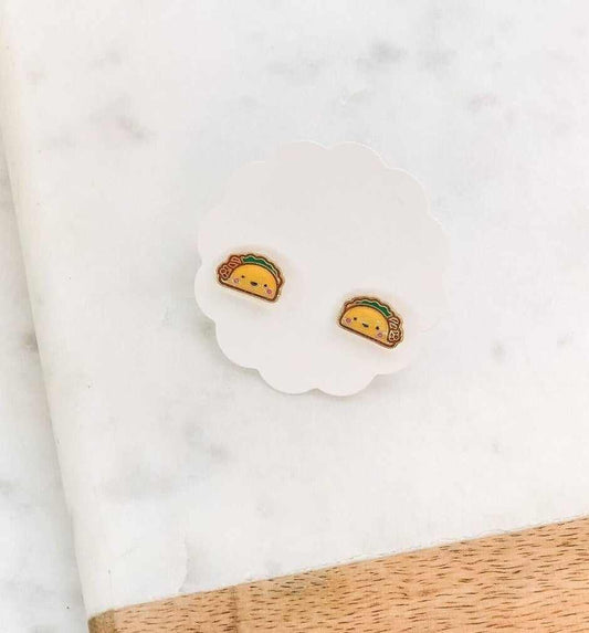 Earrings - Enamel Studs