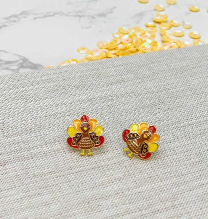 Earrings - Enamel Studs