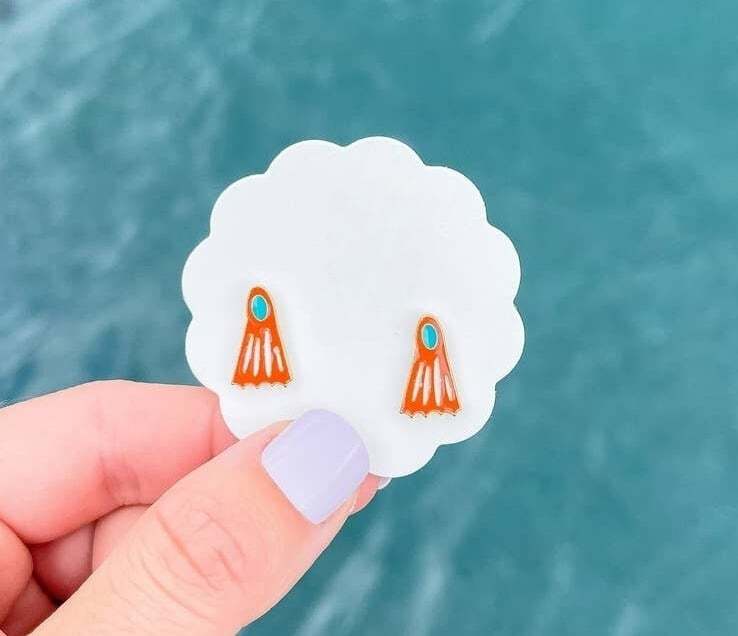 Earrings - Enamel Studs