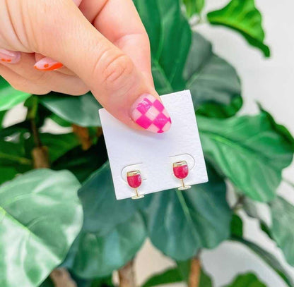 Earrings - Enamel Studs