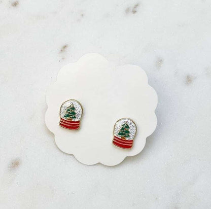 Earrings - Enamel Studs