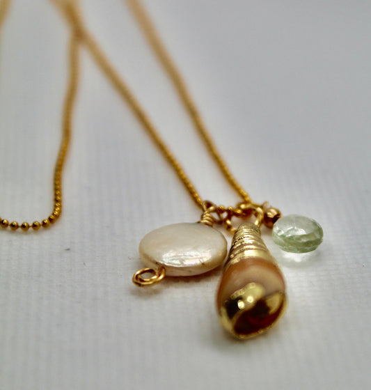 Golden Seashore Necklace