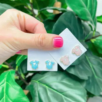 Earrings - Enamel Studs