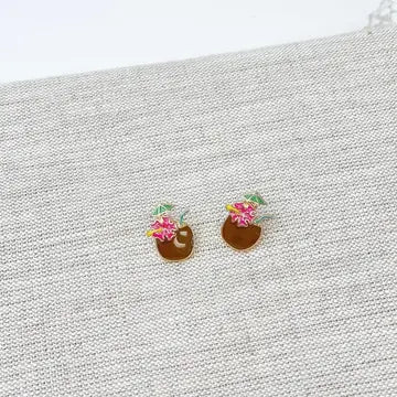 Earrings - Enamel Studs