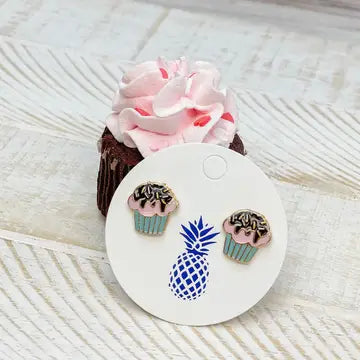 Earrings - Enamel Studs