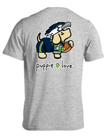 Puppie Love -Green/Navy Mascot Shirt