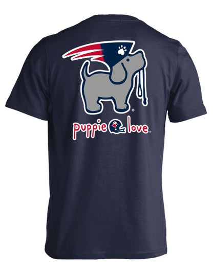 Puppie Love - Football Mascot - Navy