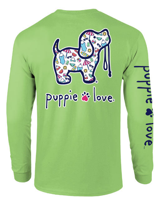 Puppie Love - Pool Day - Long Sleeve