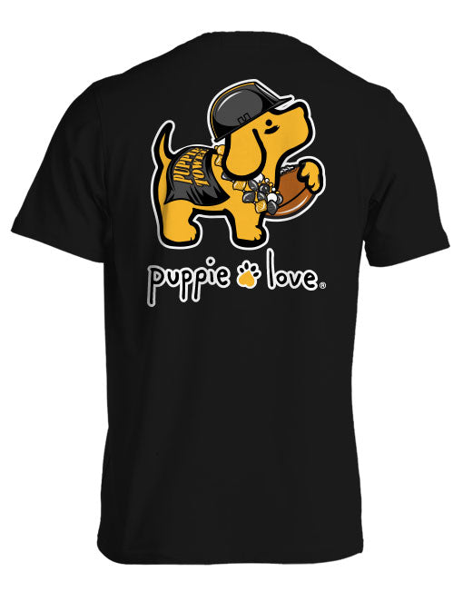 Puppie Love - Football Mascot - Yellow/Black