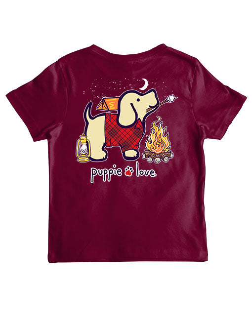 Puppie Love - Camping Shirt - YOUTH