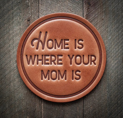 Leather coasters