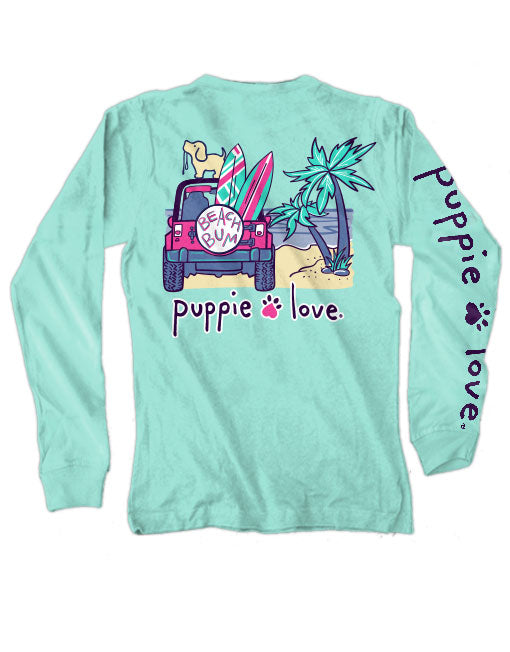 Puppie Love - Beach Bum Shirt - Long Sleeve