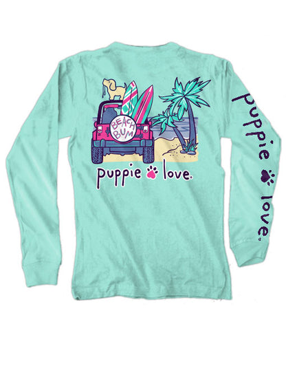 Puppie Love - Beach Bum Shirt - Long Sleeve