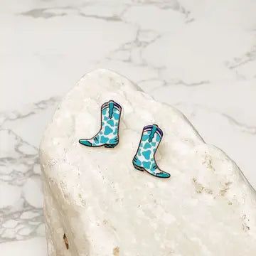 Earrings - Enamel Studs